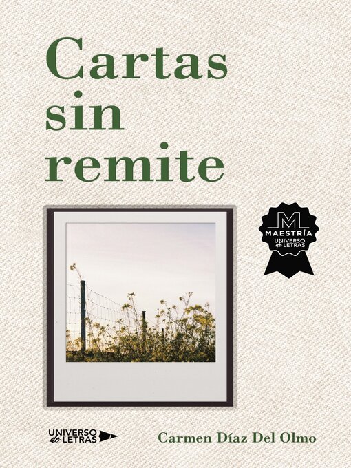 Title details for Cartas sin remite by Carmen Díaz Del Olmo - Available